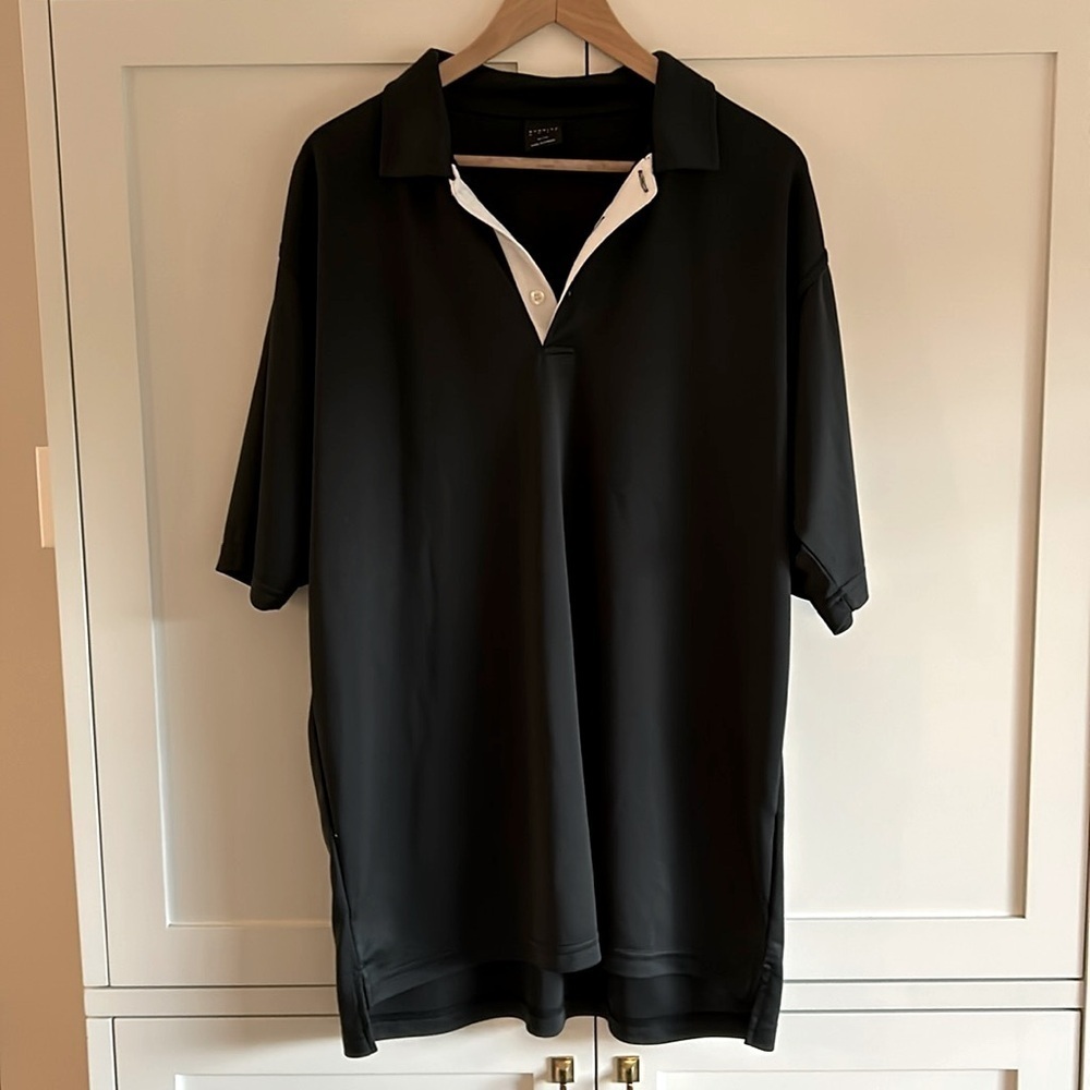 Dunning Golf Polo Size XL Gray/Dark Green